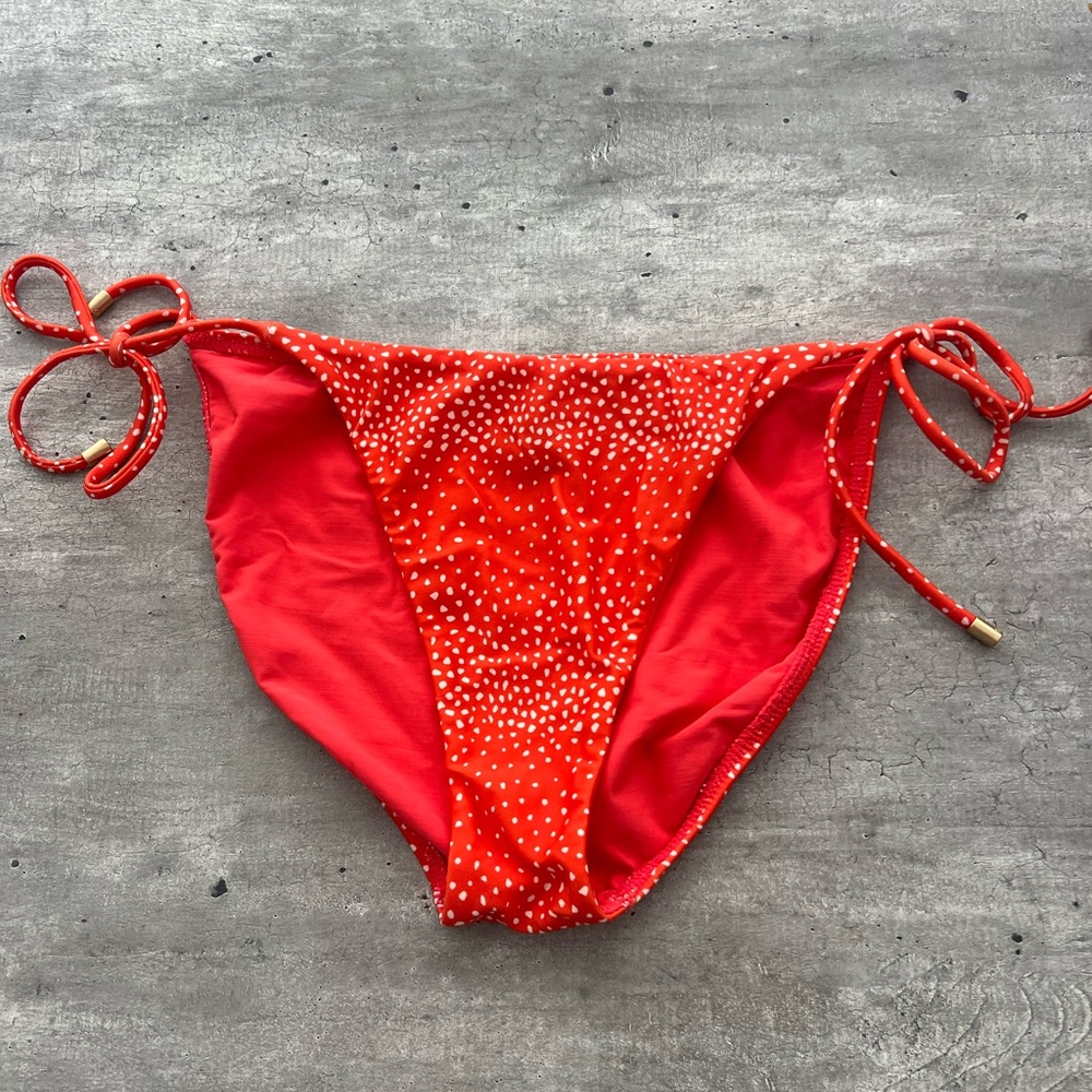 VIX Orange Polka Dot Bikini Bottom
